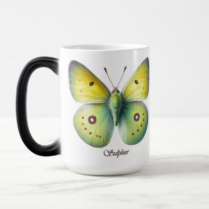 Caneca Mágica Elegante Borboleta Enxofre Wrap