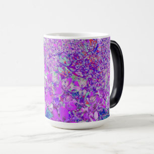 Caneca Mágica Elegante Roxo e Blue Limelight Hydrangea