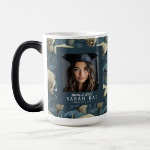 Caneca Mágica Elegantes Lírios Calla Patrón Clase Graduada