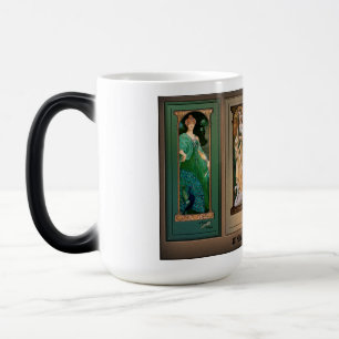 Caneca Mágica Élisabeth Sonrel Art Nouveau Maiden Bird Series