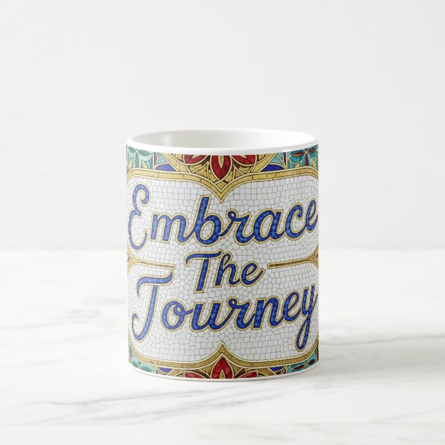 Caneca Mágica Embrace the Journey color changing ceramic mug (Centro)