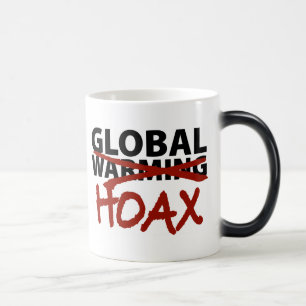 Caneca Mágica Embuste do aquecimento global