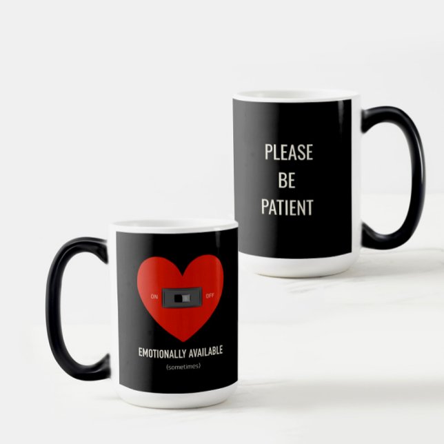 Caneca Mágica Emotionally available  (Criador carregado)