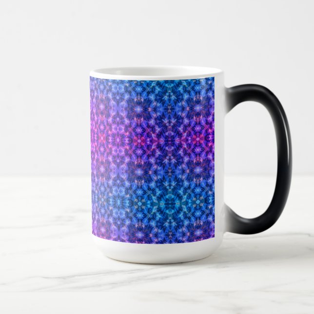 Caneca Mágica Enchimento de vibrações de azul magenta (Direita)