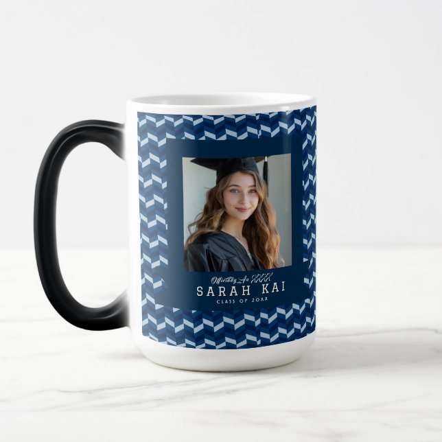 Caneca Mágica Encontro de Classe com Impressão Ziguezague Clássi (Esquerda)