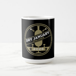 Caneca Mágica Encorajamento ao Desafio de Janeiro Seco
