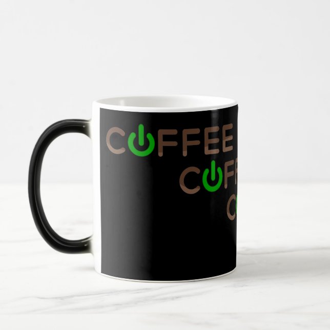 Caneca Mágica Energia do café (verde) (Esquerda)