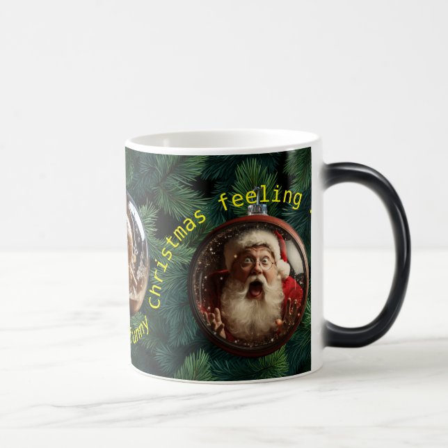 Caneca Mágica Engraçado canalha de Natal (Direita)