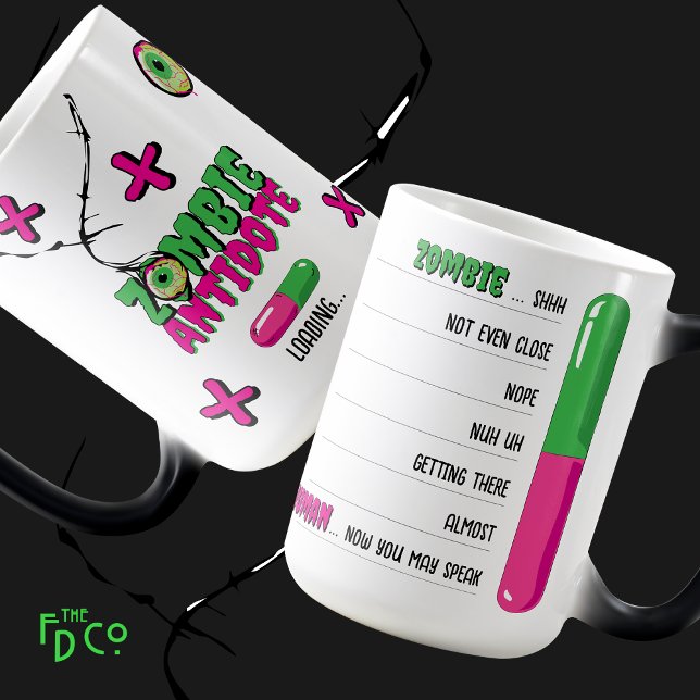 Caneca Mágica Engraçado carregamento de antídoto Zombie... Zombi (Criador carregado)