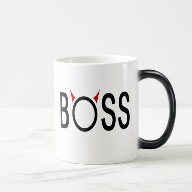 Caneca Mágica Engraçado Desaparecer Chefe Mug (Direita)