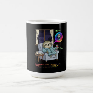 Caneca Mágica Engraçado Introdução Lenta e Baixo Adventur De Bat