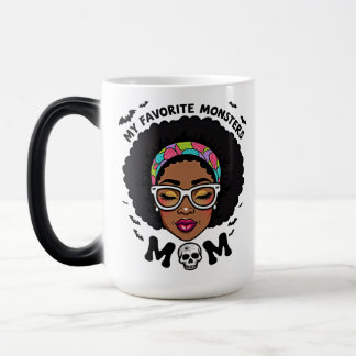 Caneca Mágica Engraçado Mug para Mães - Mãe monstro