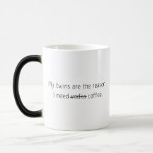 Engraçado Quote Trendy Gift Café Twins Mug Vodka