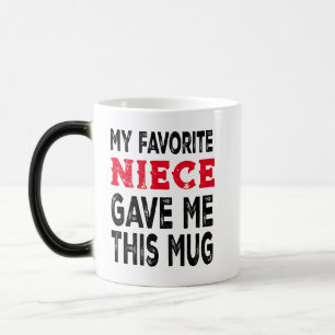 Caneca Mágica Engraçado "sobrinha favorita" Gift Mug para tia