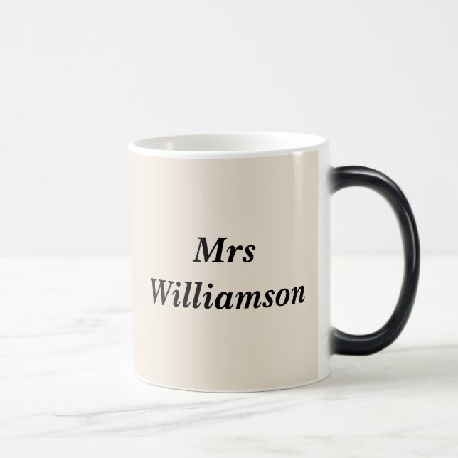 Caneca Mágica Engraçado Tea Lover Professor Slogan Staffroom (Direita)