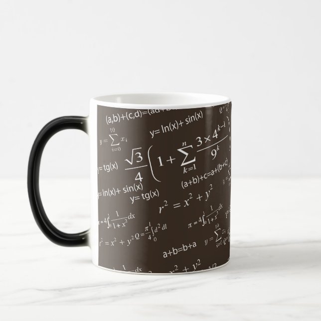 Caneca Mágica Equações divertidas para Professores de Matemática (Esquerda)