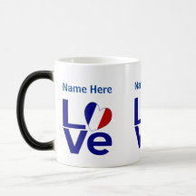Equipamento de Amor Azul Francês Personalizado