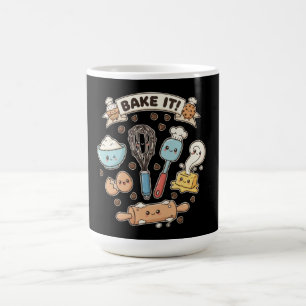Caneca Mágica Equipe de Confeitaria Kawaii Fofa Presente Diver