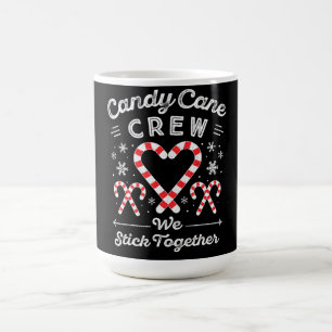 Caneca Mágica Equipe de Coração de Bala de Natal Família Combina