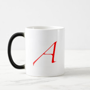 Caneca Mágica escarlate de "A "