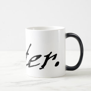 Caneca Mágica Escritor imediato (apenas adicione o café quente)
