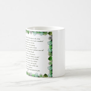 Caneca Mágica Escritura, Salmo 11, Verso Da Bíblia,