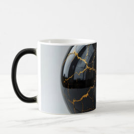 Caneca Mágica Esfera Obsidiana Kintsugi