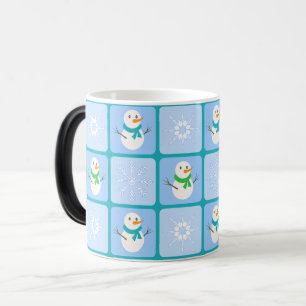 Caneca Mágica Espelho de neve e flocos de neve com verificação d