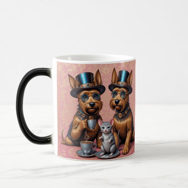 Caneca Mágica Esplêndido Yorkshire Terriers Morphing Mug (Esquerda)