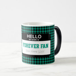 Caneca Mágica Esportes Olá Meu Nome É Philly Houndstooth Year