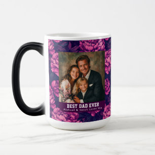 Caneca Mágica Espresso Floral Peonies Dia do Padrasto