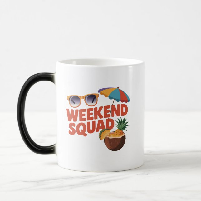 Caneca Mágica Esquadrão de Fim de Semana (Esquerda)