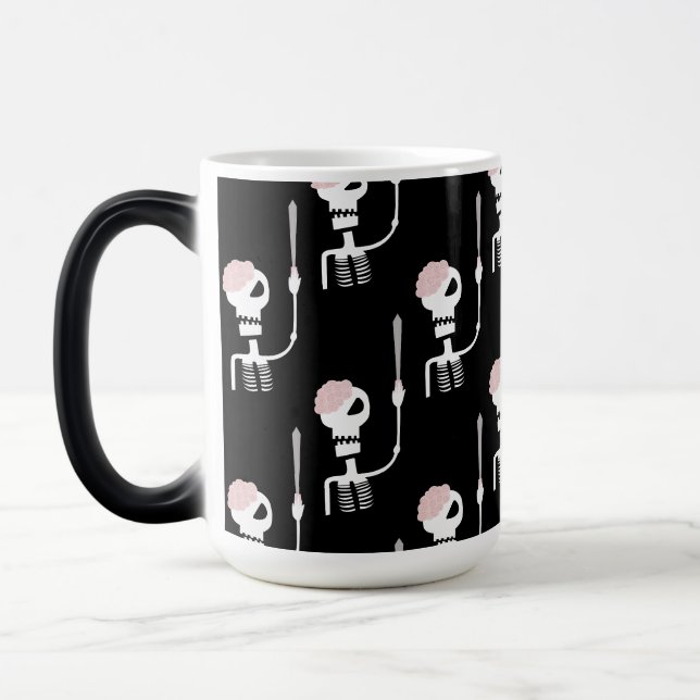 Caneca Mágica Esqueleto de Halloween com Espada (Esquerda)