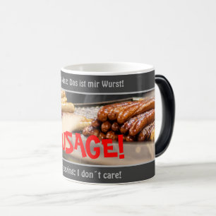 Caneca Mágica Esse sou eu SAUSAGE - bobo transl. Alemão!