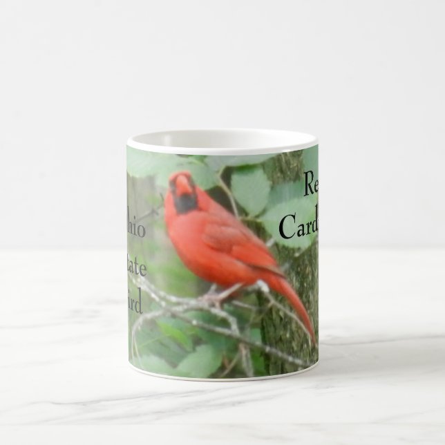 CANECA MÁGICA ESTADO DO OHIO BIRD RED CARDINAL (Centro)