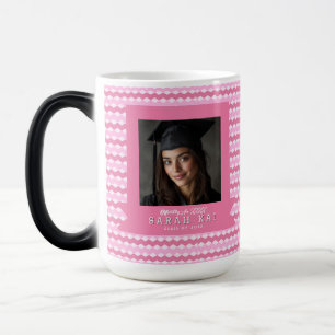 Caneca Mágica Estampa de Chevron na moda para a turma de formand