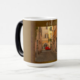 Caneca Mágica Estilo Antigo, Cidade Antiga, Carro Antigo, Estilo