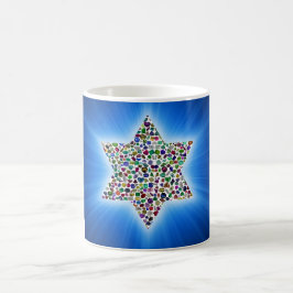 Caneca Mágica Estrela de David com Gemstones