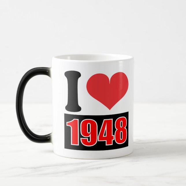 Caneca Mágica Eu adoro 1948 - Mugs (Esquerda)