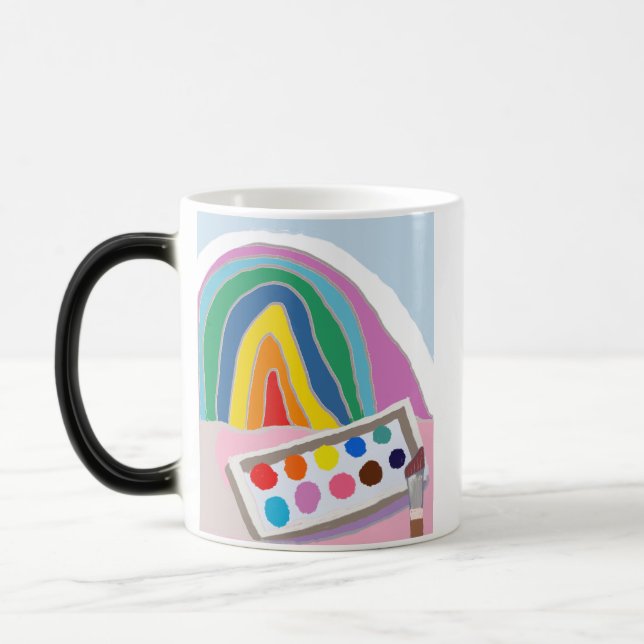 Caneca Mágica Eu amo a aula de arte (Esquerda)