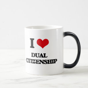 Caneca Mágica Eu amo a cidadania dupla