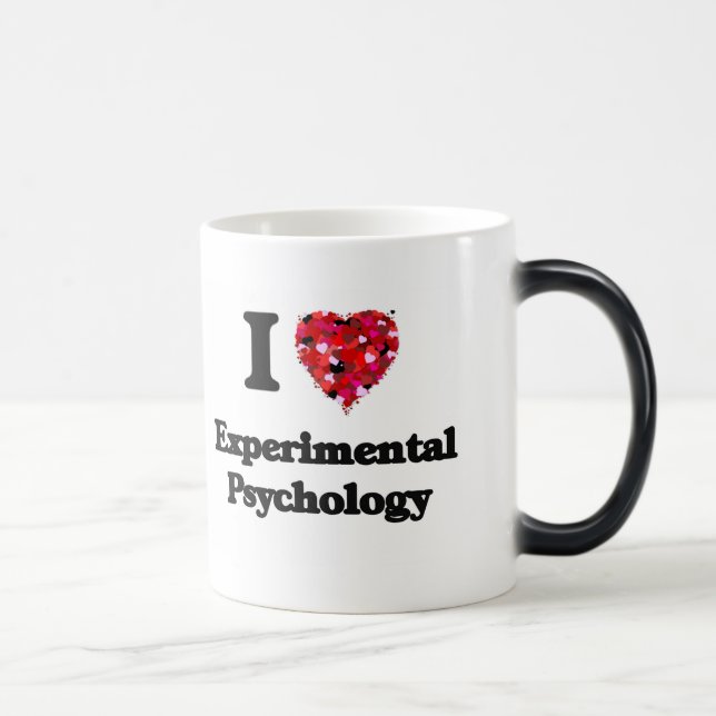 Caneca Mágica Eu amo a psicologia experimental (Direita)