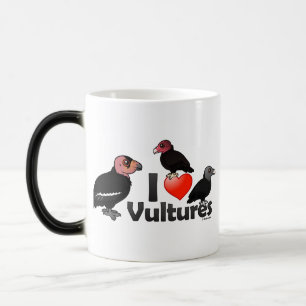 Caneca Mágica Eu amo abutres (America do Norte)