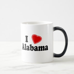 Caneca Mágica Eu amo Alabama