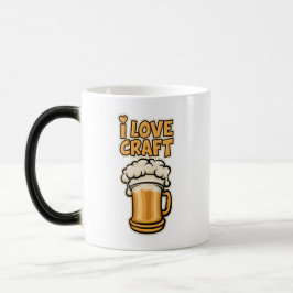 Caneca Mágica Eu Amo Cerveja Artesanal