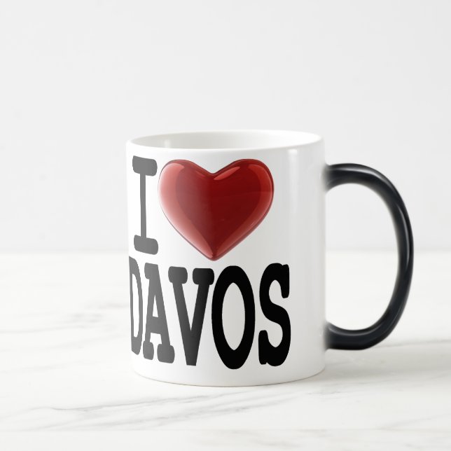 Caneca Mágica Eu amo DAVOS (Direita)