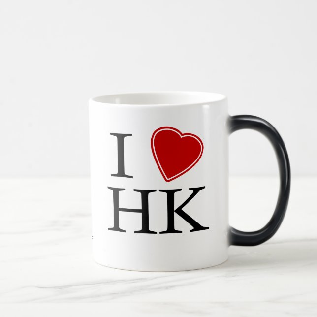 Caneca Mágica Eu amo Hong Kong (Direita)