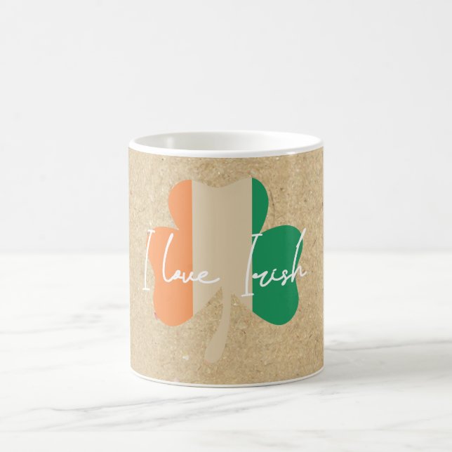 Caneca Mágica Eu amo irlandês! (Centro)