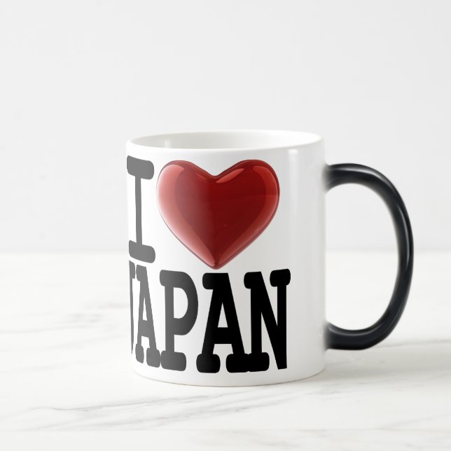 Caneca Mágica Eu amo JAPÃO (Direita)