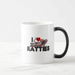 Caneca Mágica Eu amo Ratties